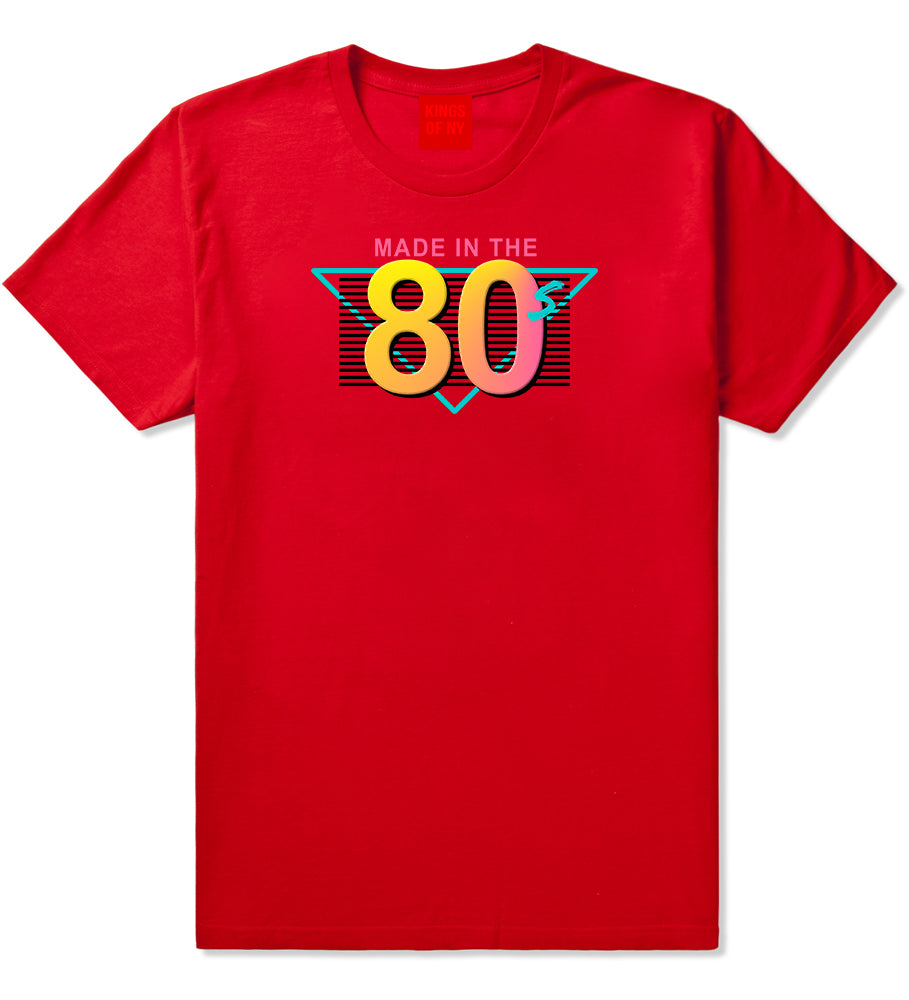 Made In The 80s Retro Mens T-Shirt Red by Kings Of NY