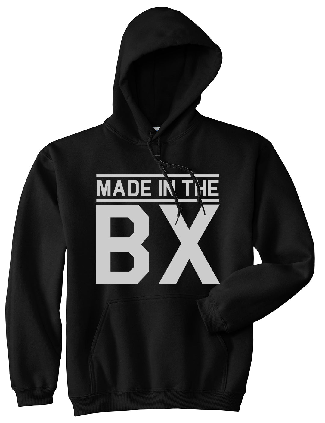 Made In The BX Bronx Mens Pullover Hoodie Black