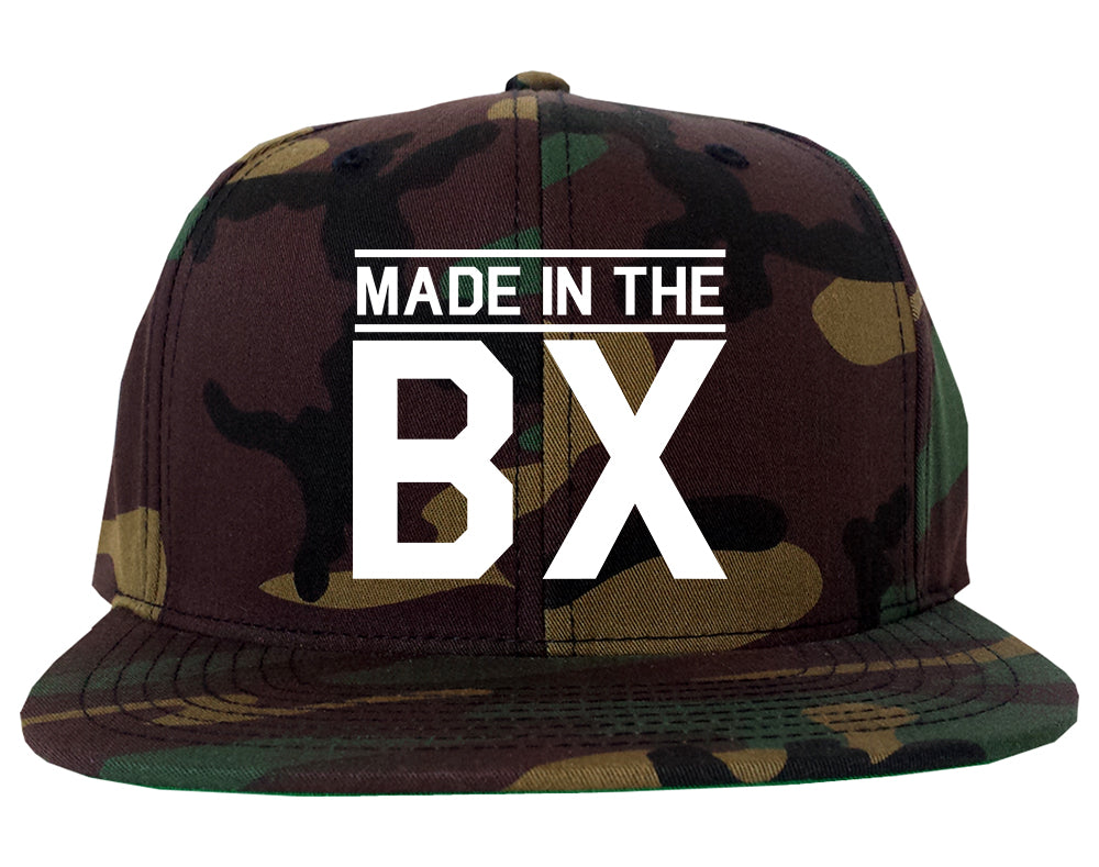 Made In The BX Bronx Mens Snapback Hat Army Camo