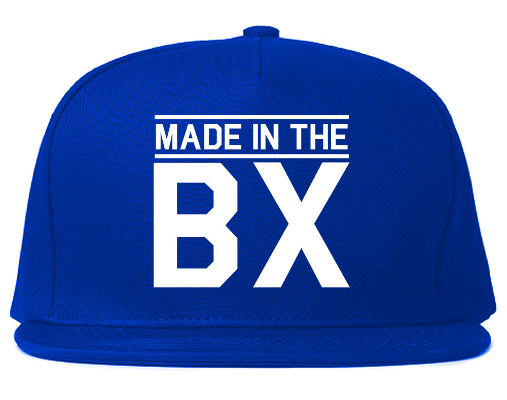 Made In The BX Bronx Mens Snapback Hat Royal Blue