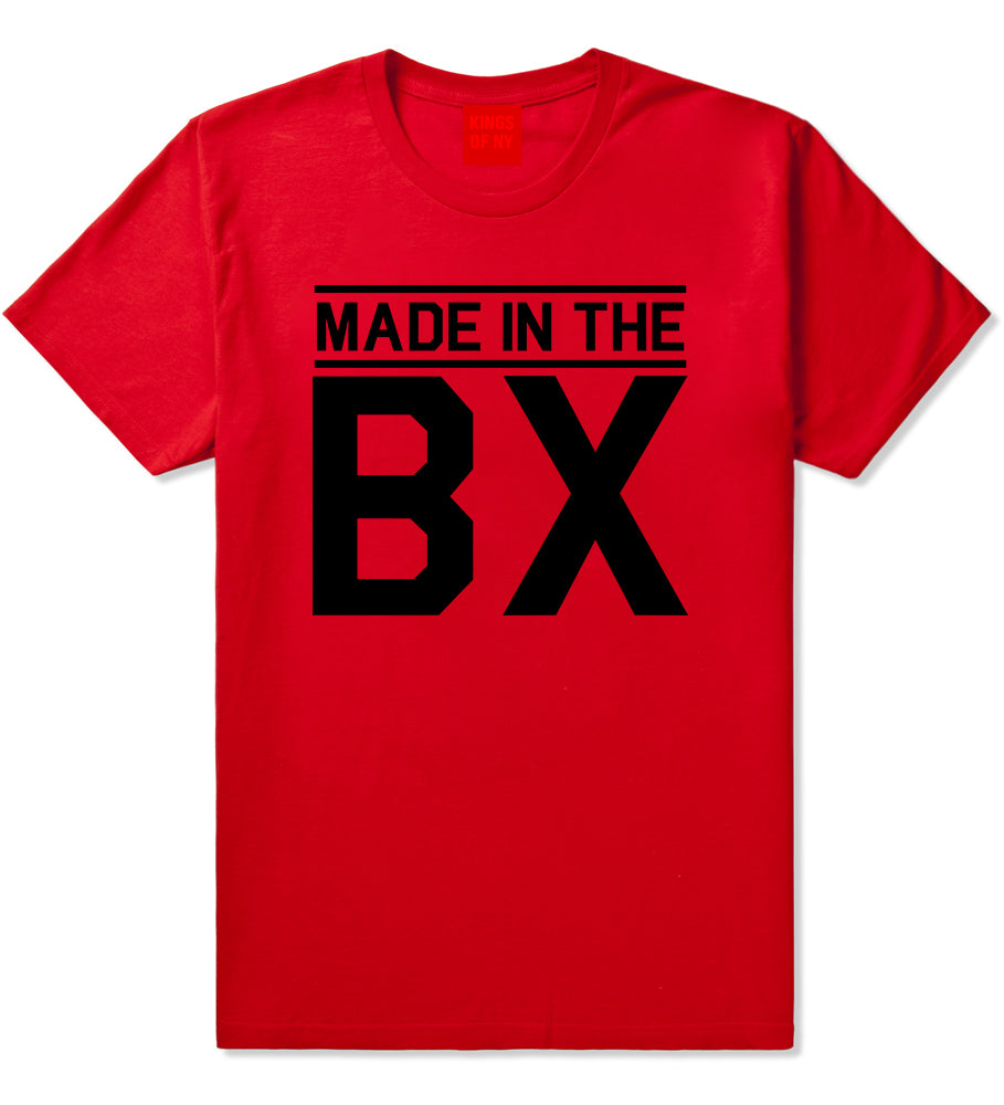 Made In The BX Bronx Mens T-Shirt Red