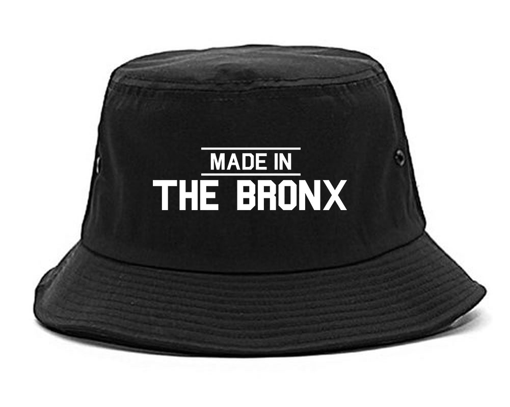 Made In The Bronx Mens Bucket Hat Black