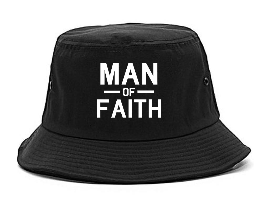 Man_Of_Faith_God Black Bucket Hat
