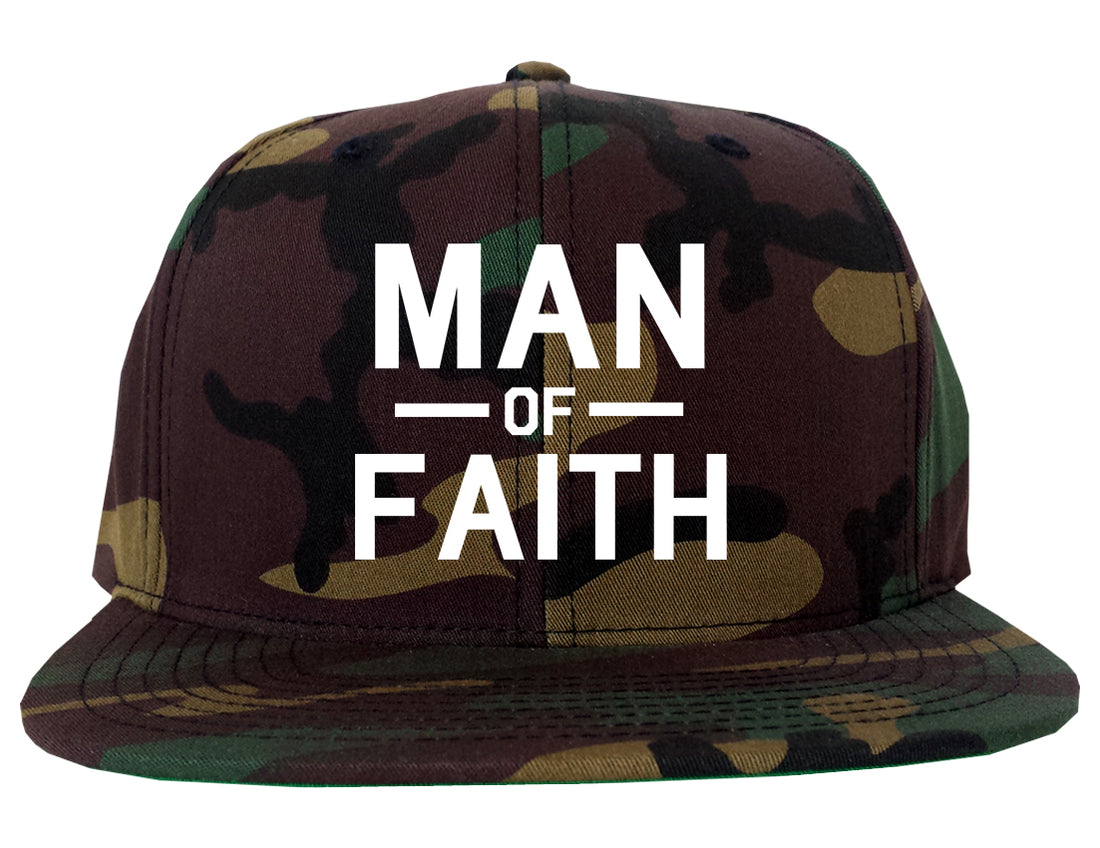 Man_Of_Faith_God Camo Snapback Hat