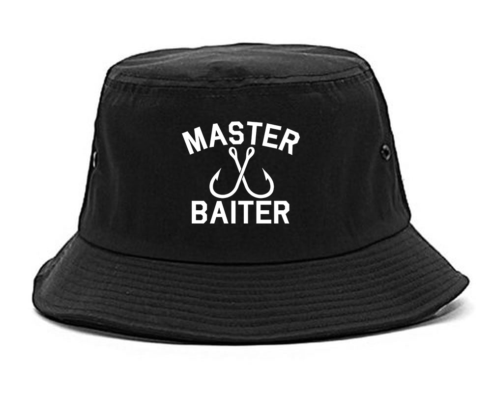  Master Baiter Fishing Hat Funny Master Baiter with Hook Fishing  (Embroidered Trucker Cap) Black : Generic: Clothing, Shoes & Jewelry