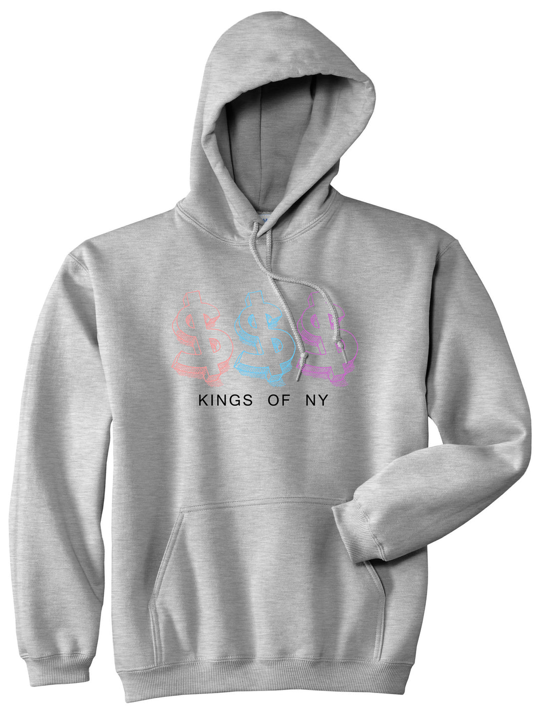 Money Signs Colors SP17 Pullover Hoodie in Grey