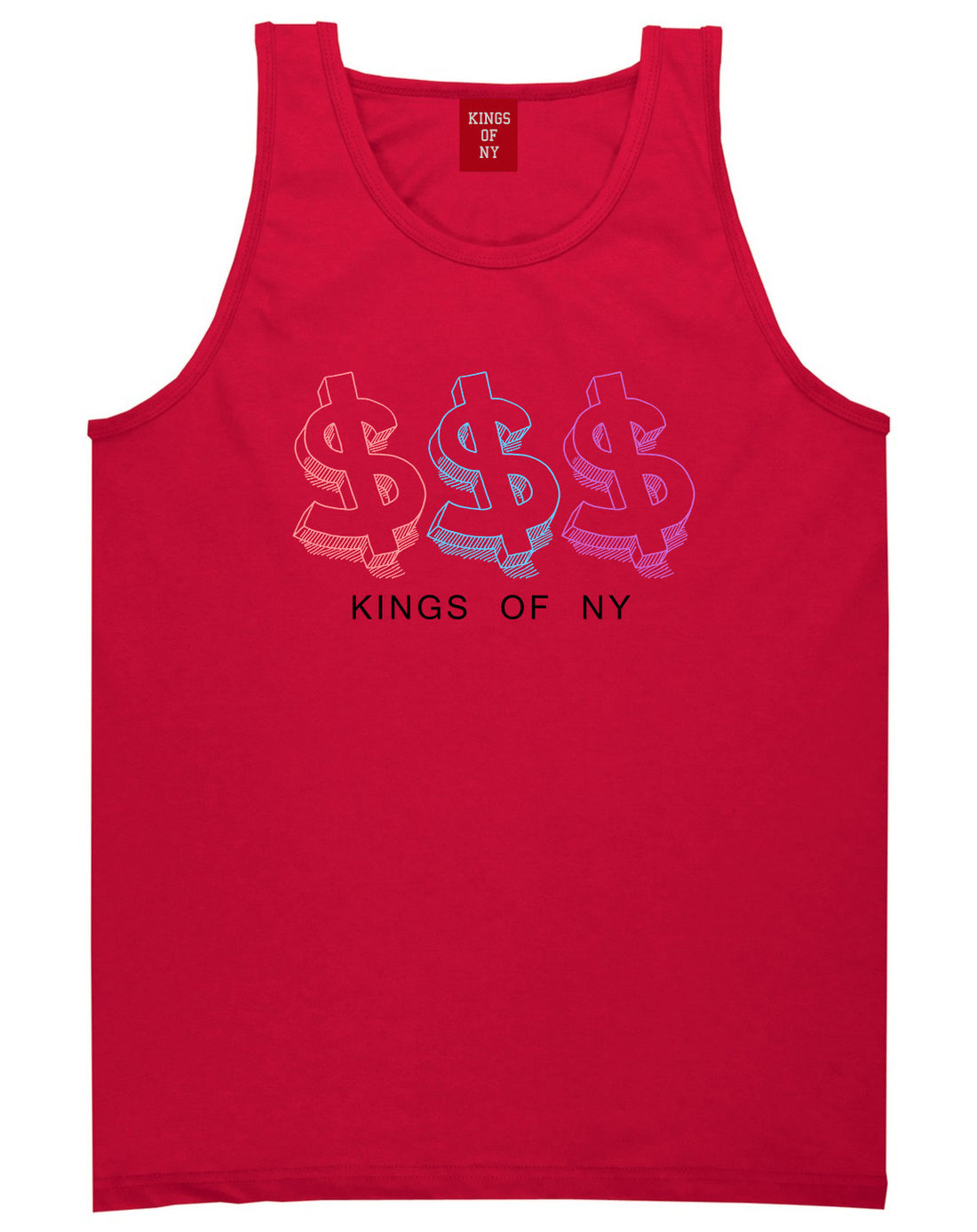 Money Signs Colors SP17 Tank Top in Red