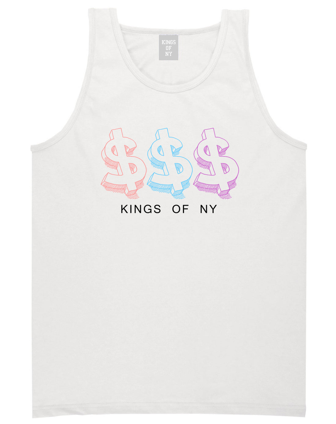 Money Signs Colors SP17 Tank Top in White