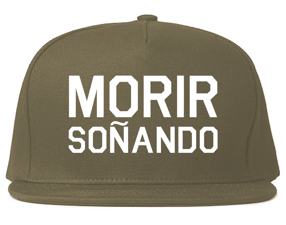 Morir Sonando Dominican Drink Grey Snapback Hat