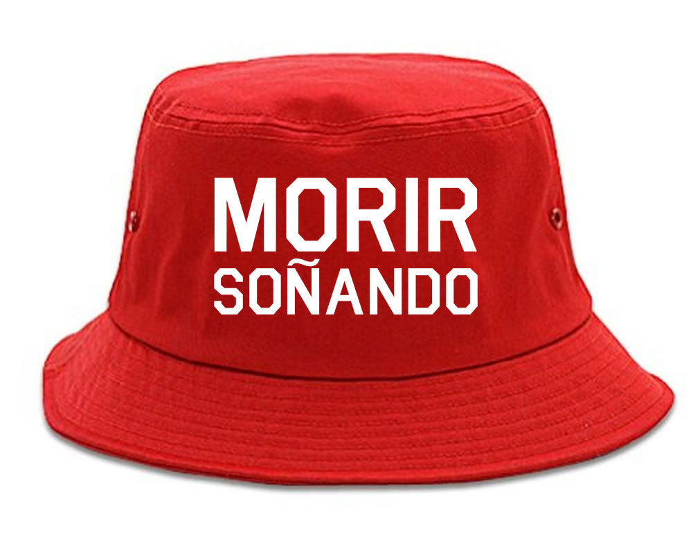 Morir Sonando Dominican Drink Red Bucket Hat