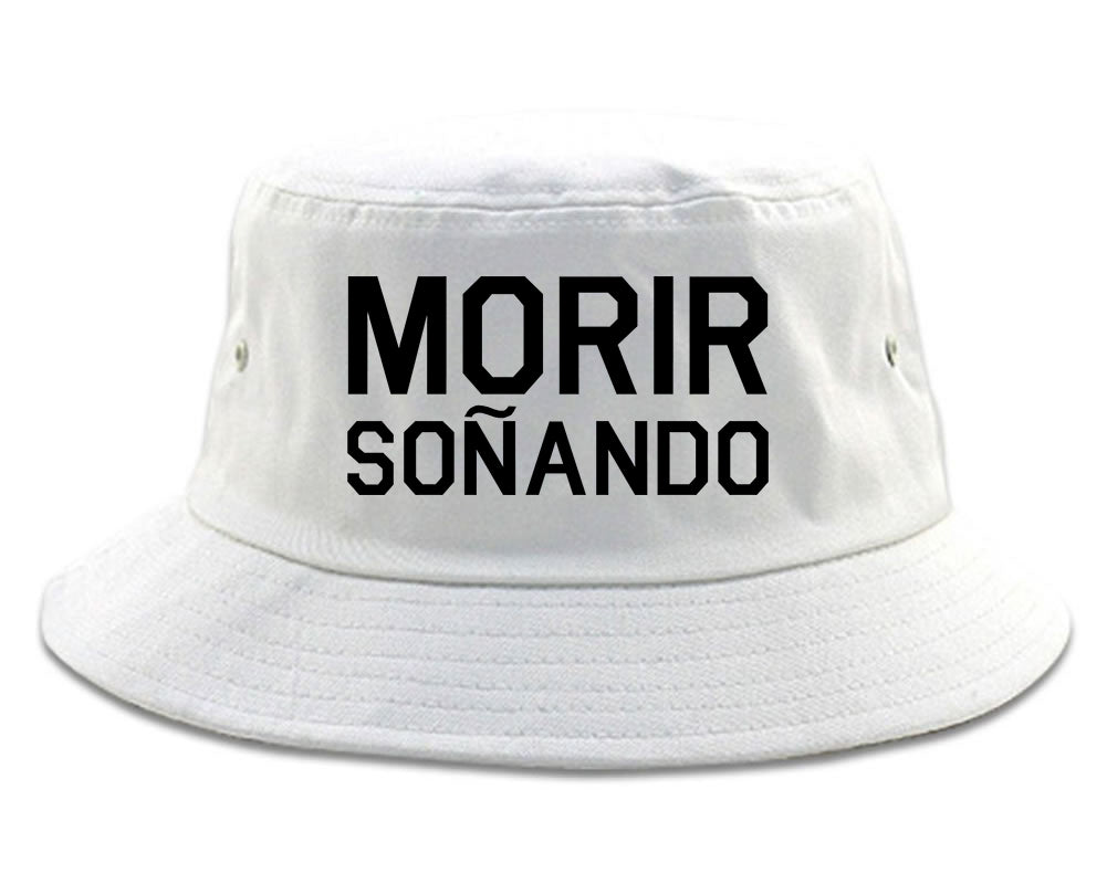Morir Sonando Dominican Drink White Bucket Hat