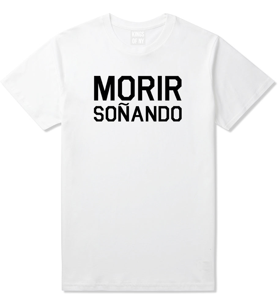 Morir Sonando Dominican Drink T-Shirt in White