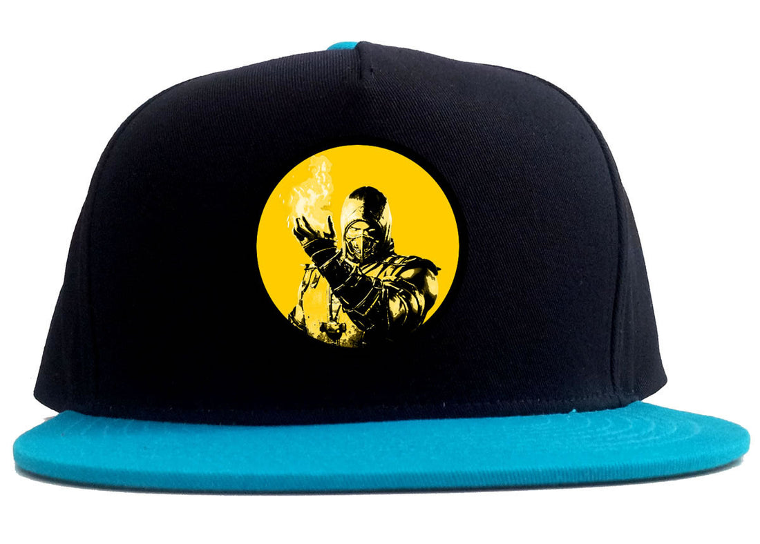 Mortal Scorpion 2 Tone Snapback Hat Cap