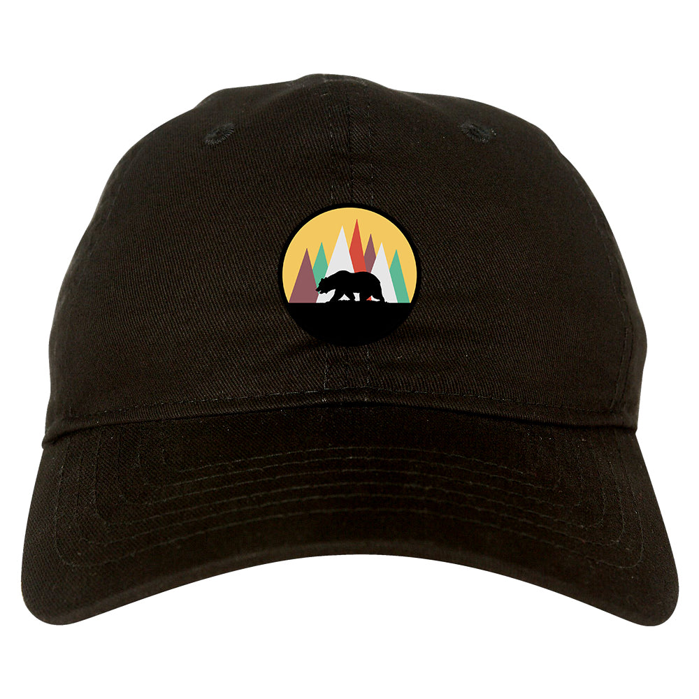 Mountain Bear Outdoor Mens Dad Hat Black