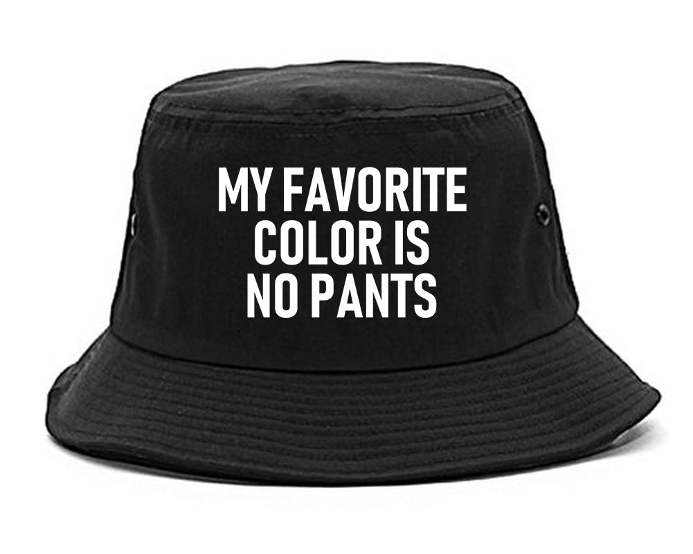 My Favorite Color Is No Pants Mens Bucket Hat Black