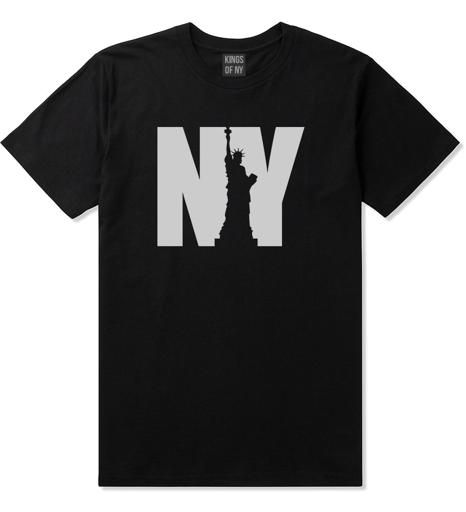 NY Statue Of Liberty Mens T Shirt Black