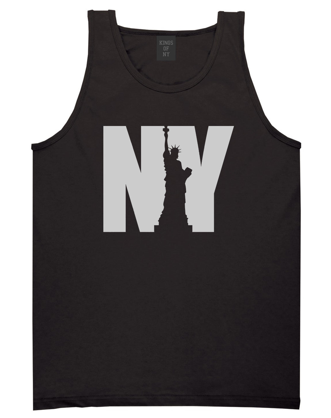 NY Statue Of Liberty Mens Tank Top Shirt Black