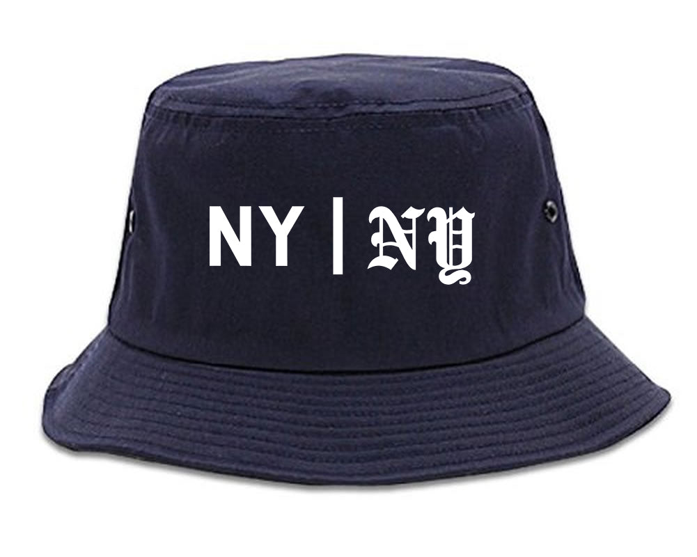 NY vs NY Mens Snapback Hat Navy Blue