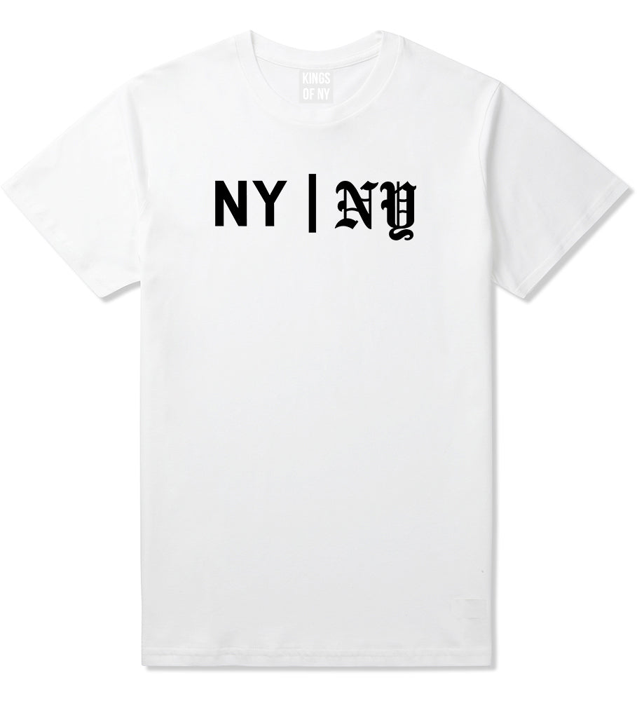 NY vs NY Mens T Shirt White