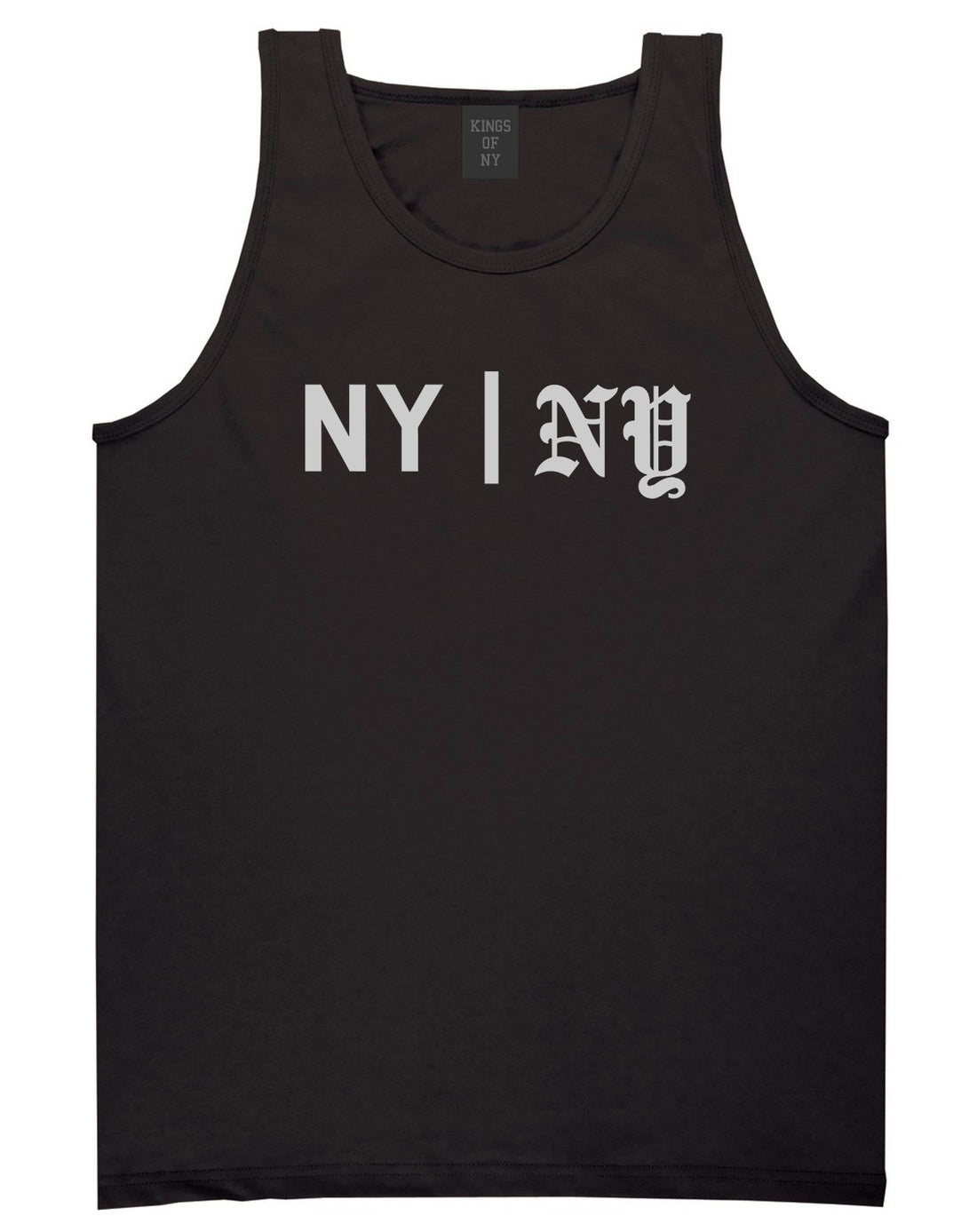 NY vs NY Mens Tank Top Shirt Black