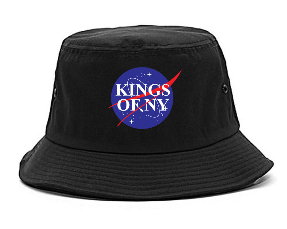 Nasa Kings Of NY Logo Black Bucket Hat