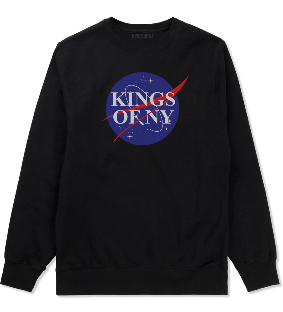 Nasa Kings Of NY Logo Crewneck Sweatshirt in Black