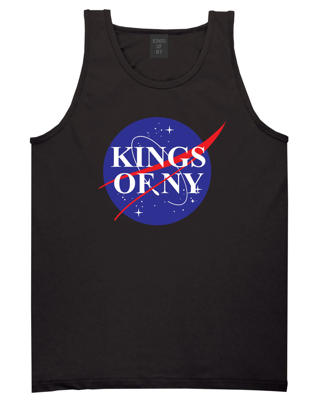 Nasa Kings Of NY Logo Tank Top Shirt in Black