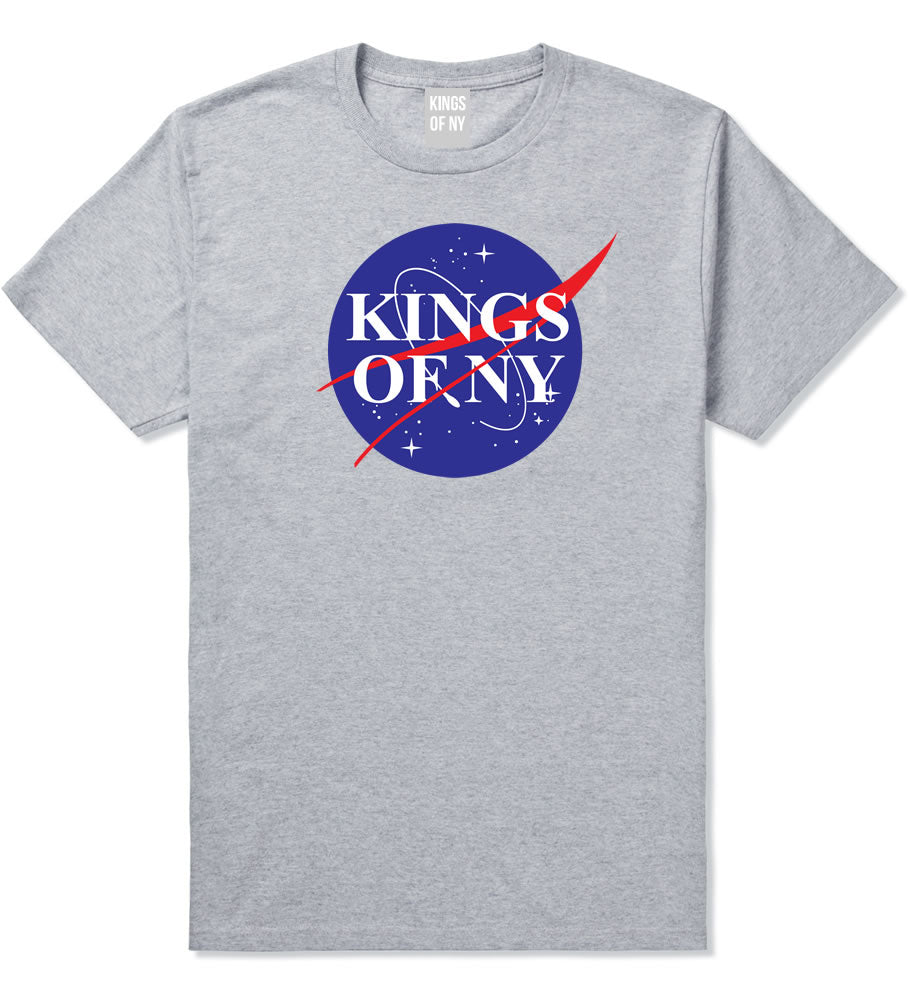 Nasa Kings Of NY Logo T-Shirt in Grey