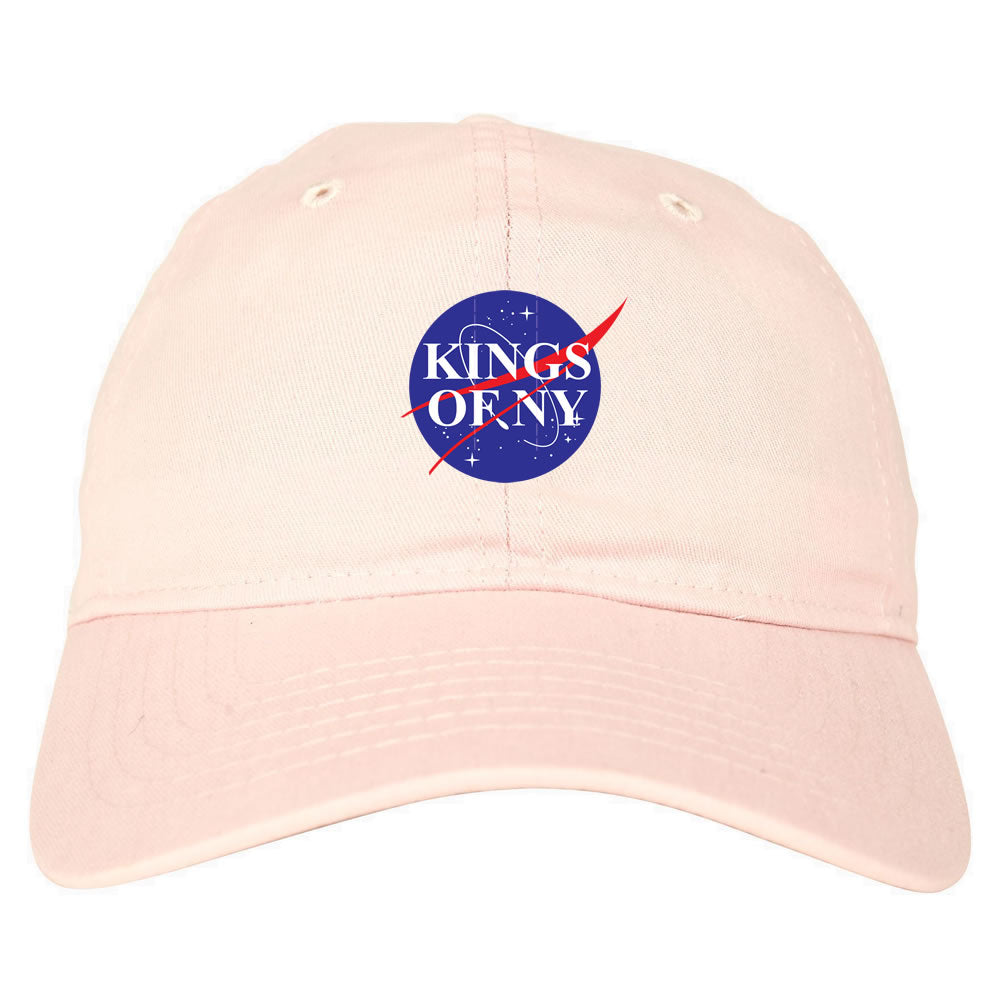 Nasa Kings Of NY Logo Pink Dad Hat
