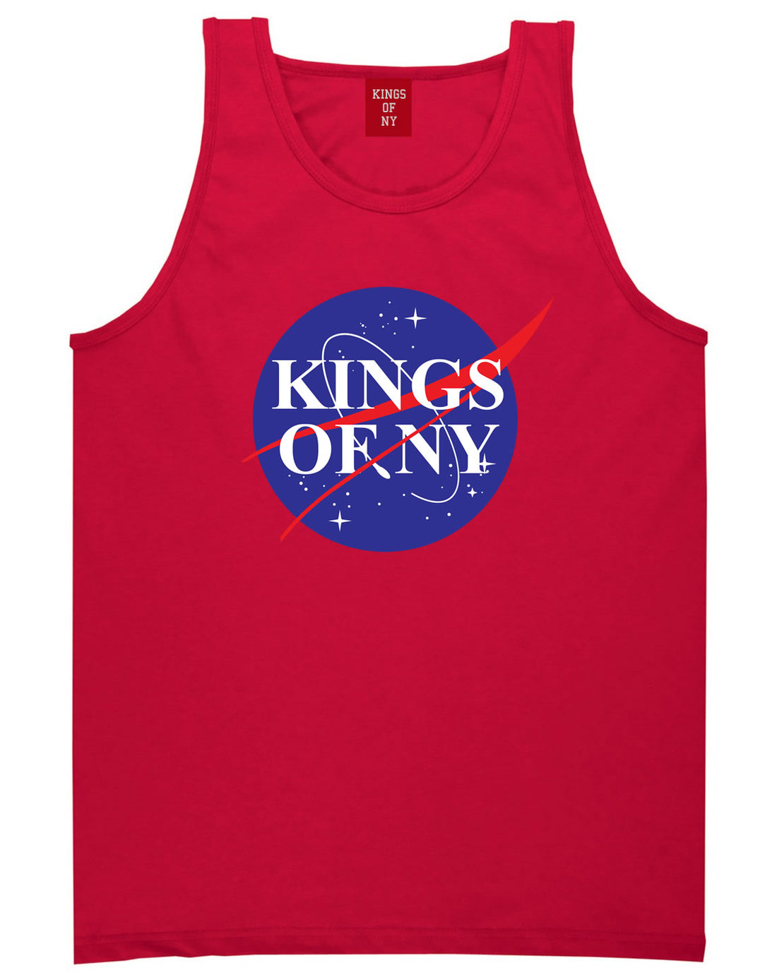 Nasa Kings Of NY Logo Tank Top Shirt in Red