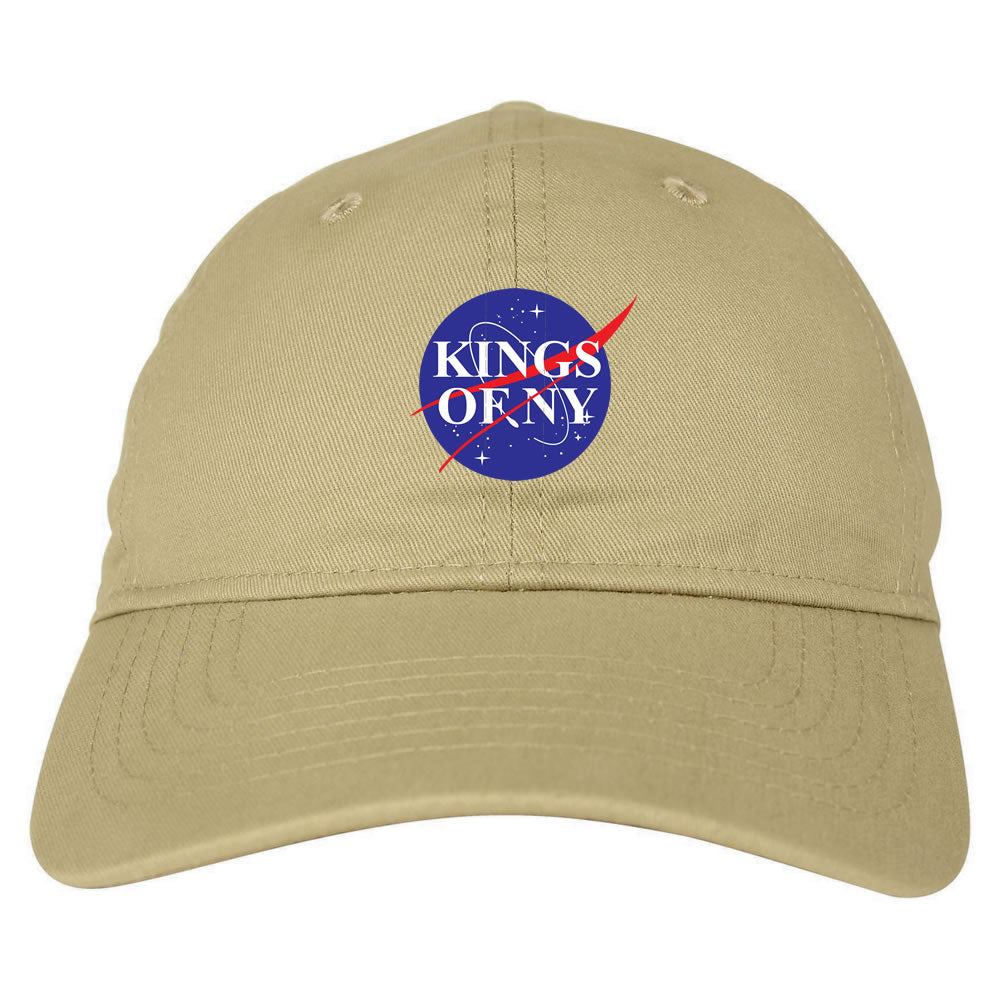 Nasa Kings Of NY Logo Tan Dad Hat