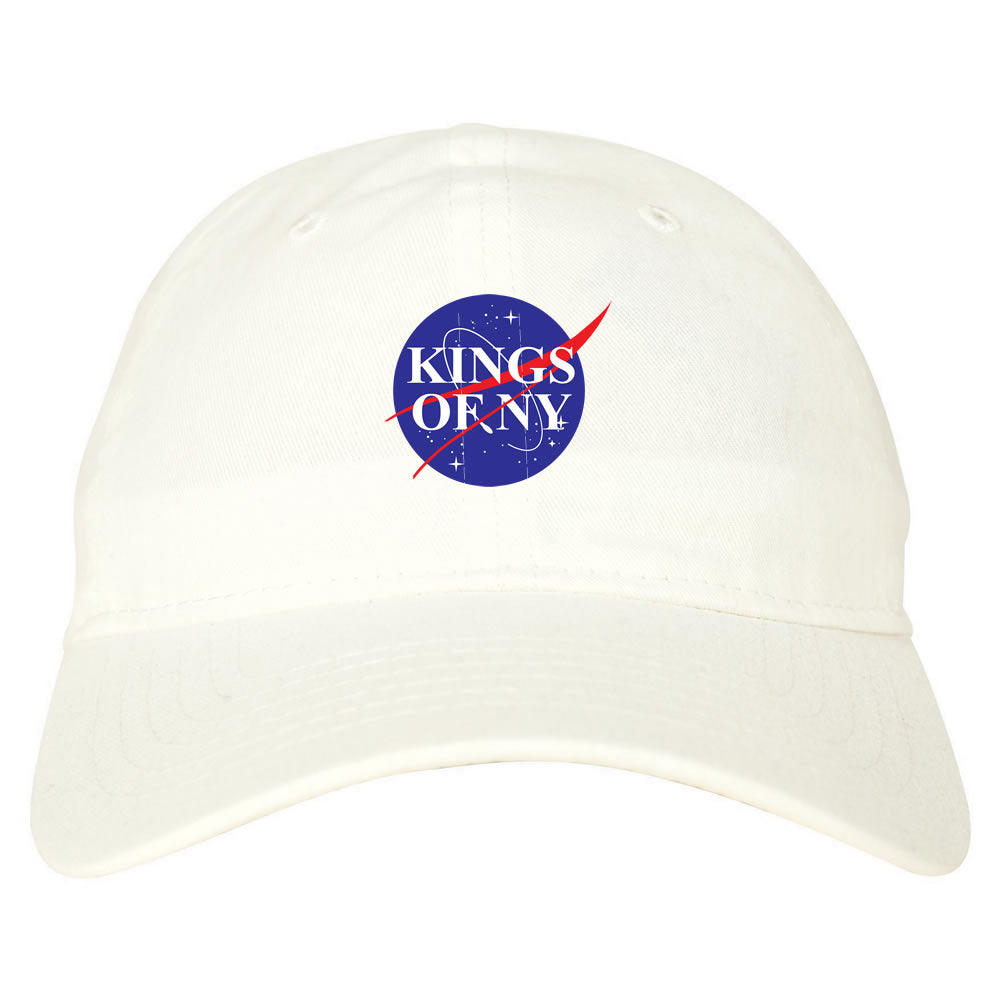 Nasa Kings Of NY Logo White Dad Hat
