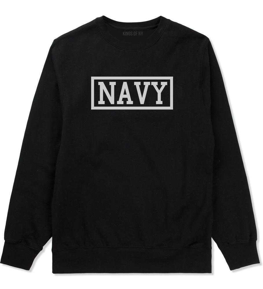 Navy Box Crewneck Sweatshirt