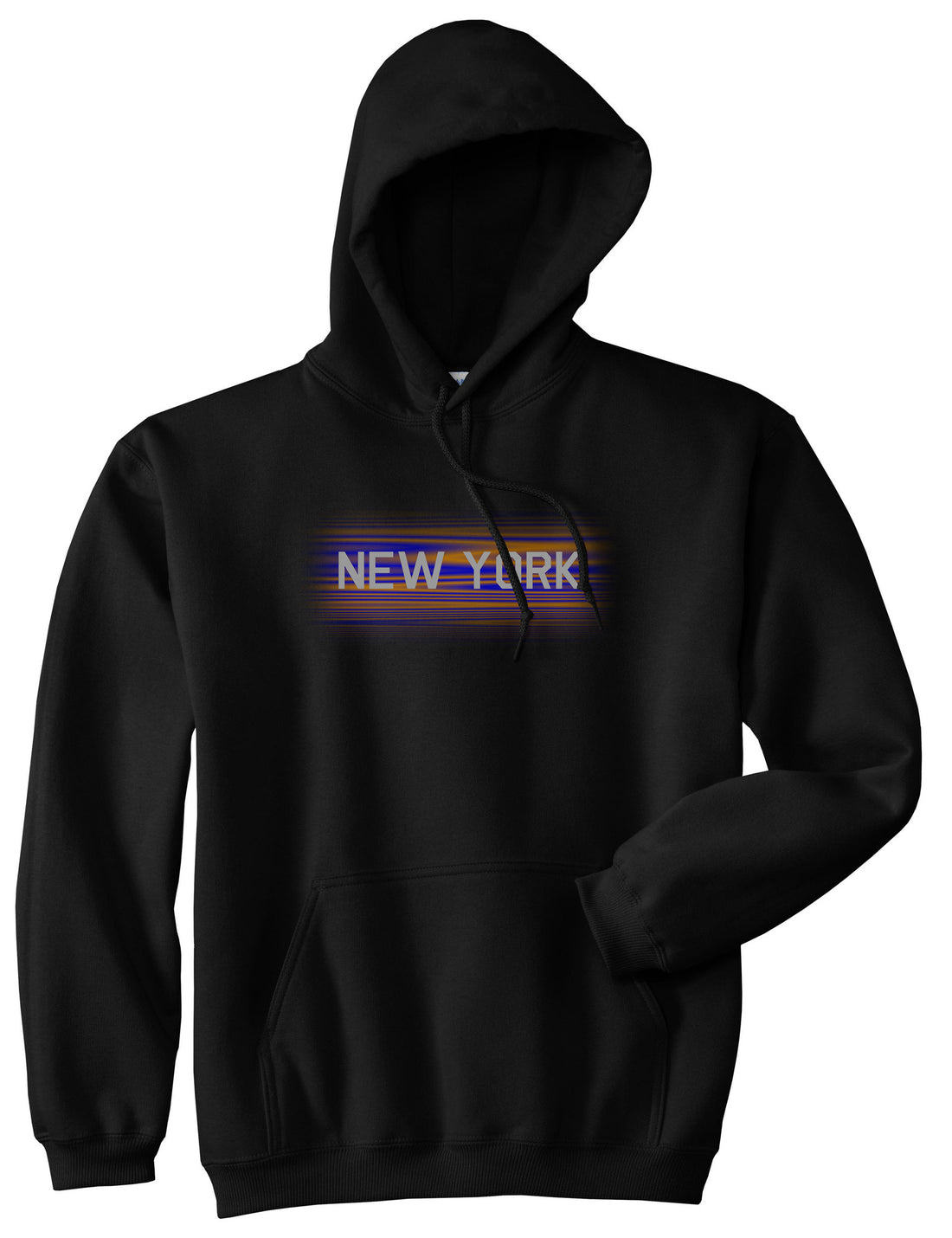 New York Hometeam Pullover Hoodie in Black