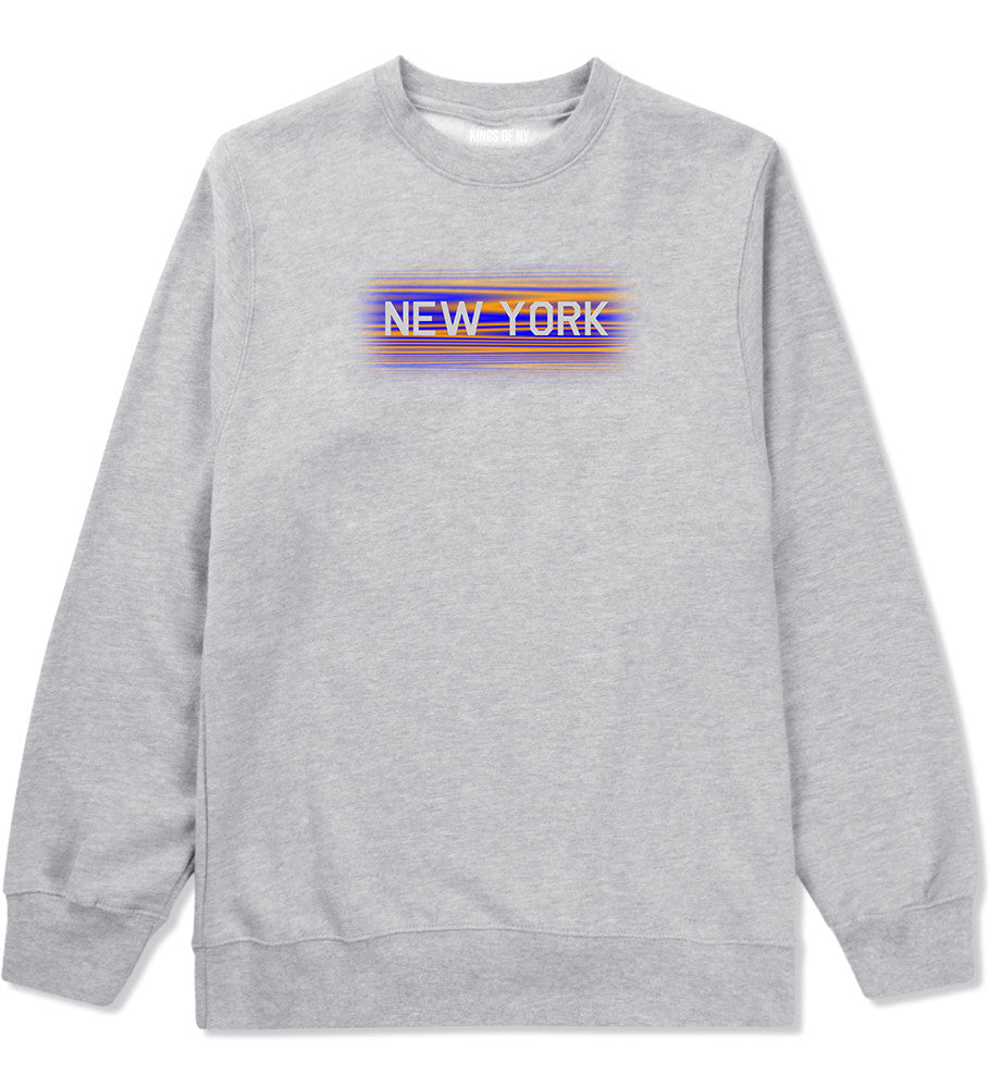 New York Hometeam Crewneck Sweatshirt in Grey