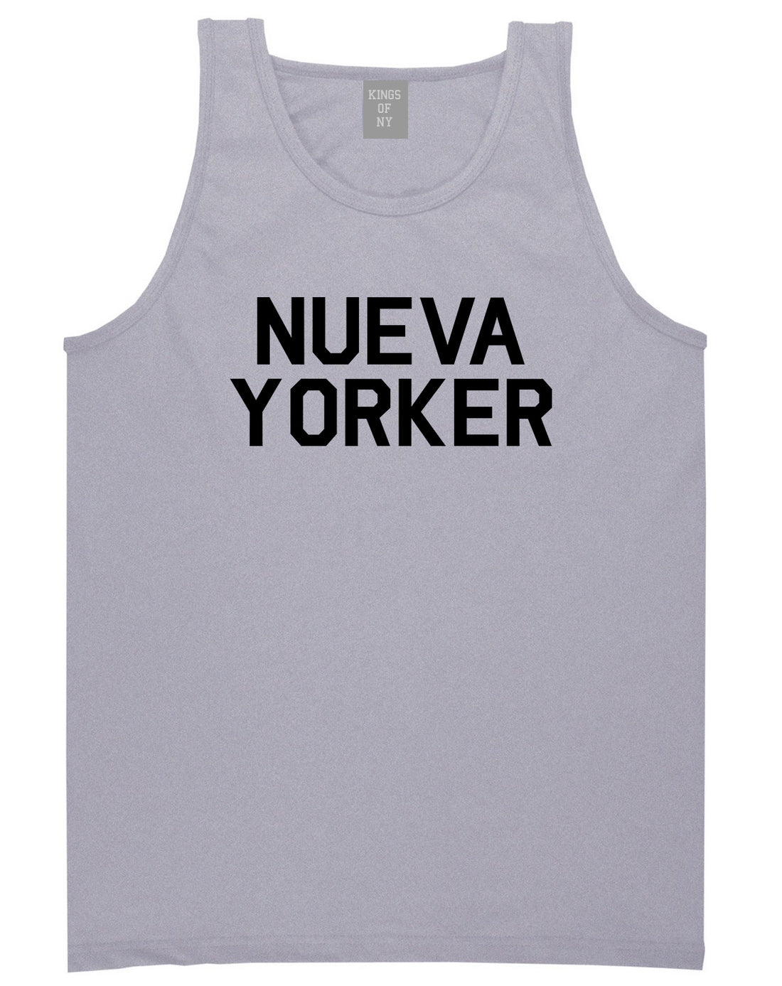 Nueva Yorker New York Spanish Tank Top Shirt in Grey