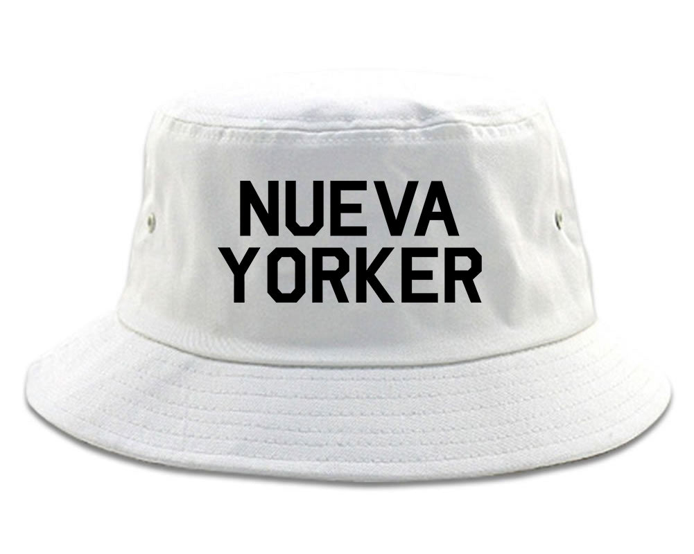 Nueva Yorker New York Spanish White Bucket Hat