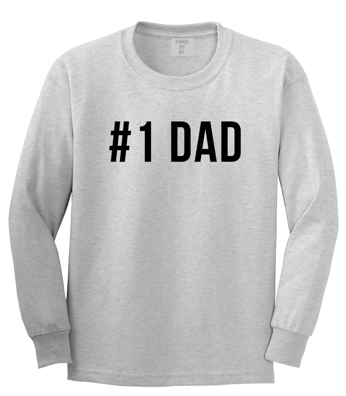 Number 1 One Dad Long Sleeve T-Shirt