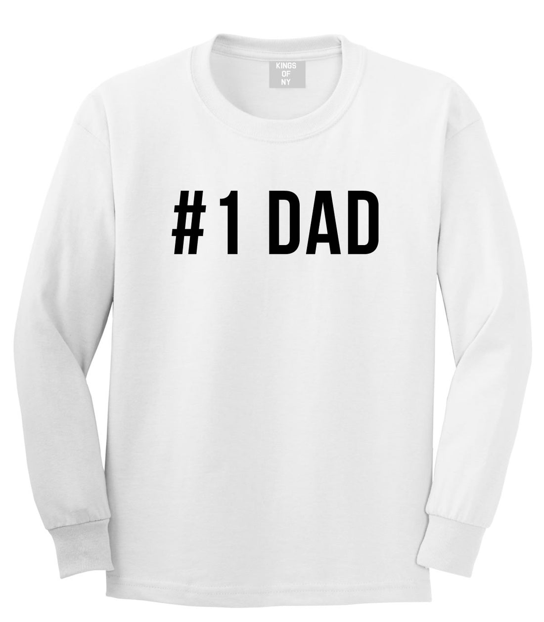 Number 1 One Dad Long Sleeve T-Shirt