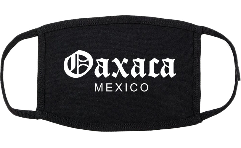 Oaxaca Mexico Cotton Face Mask Black