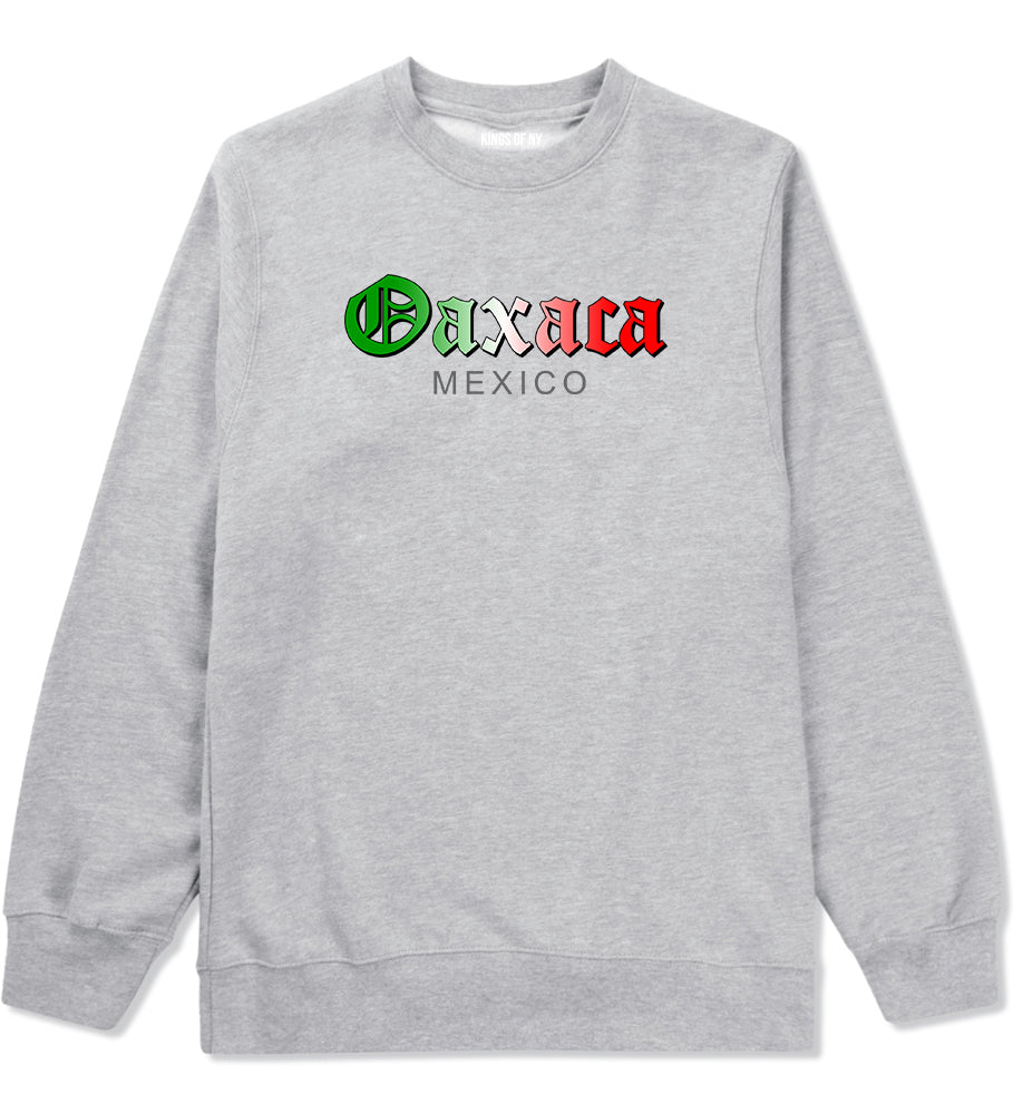 Oaxaca Mexico Mens Crewneck Sweatshirt Grey