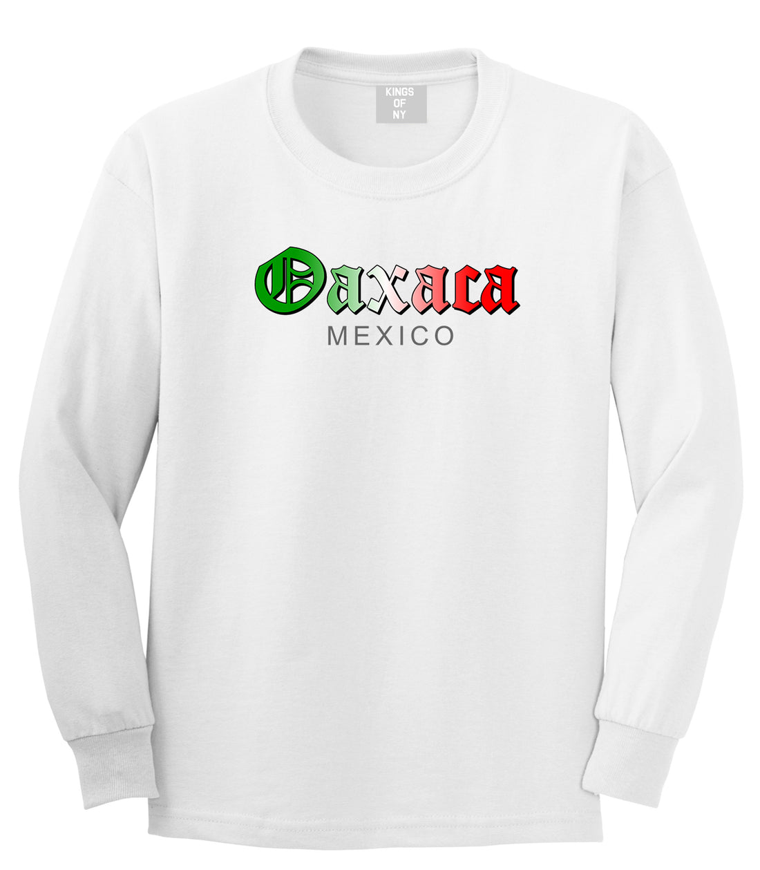 Oaxaca Mexico Mens Long Sleeve T-Shirt White