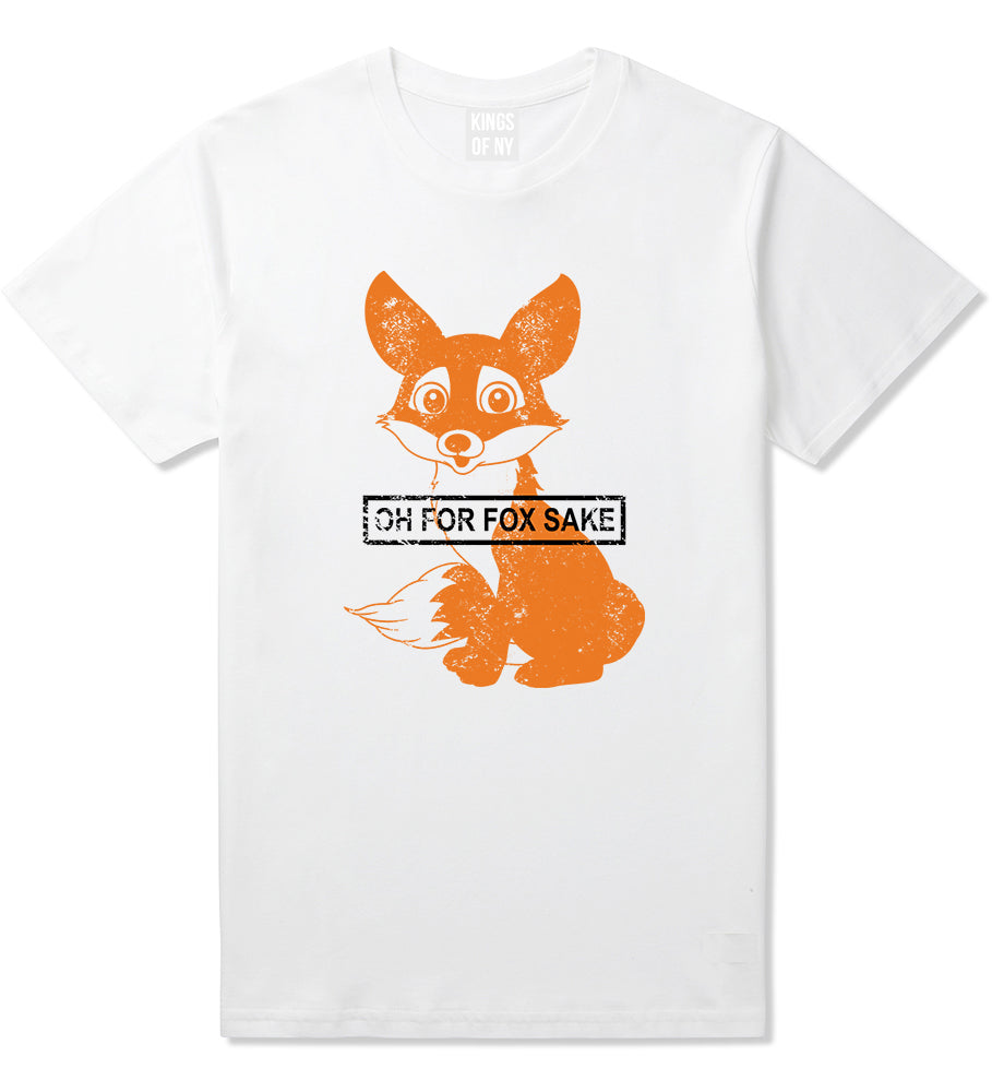 Oh For Fox Sake Mens T-Shirt White