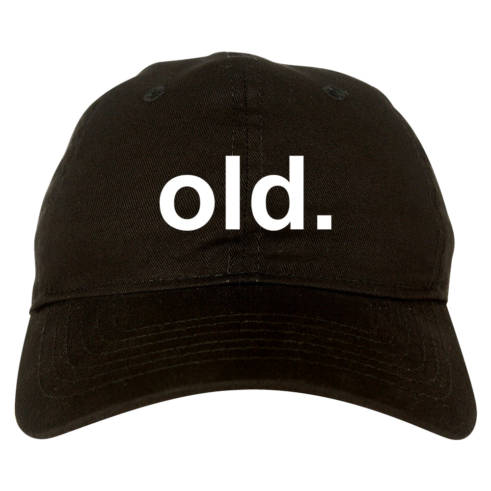 Old Funny Grandpa Grandfather Mens Dad Hat Black