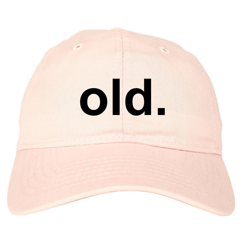 Old Funny Grandpa Grandfather Mens Dad Hat Pink