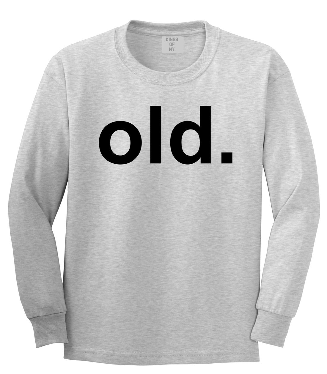 Old Funny Grandpa Grandfather Mens Long Sleeve T-Shirt Grey