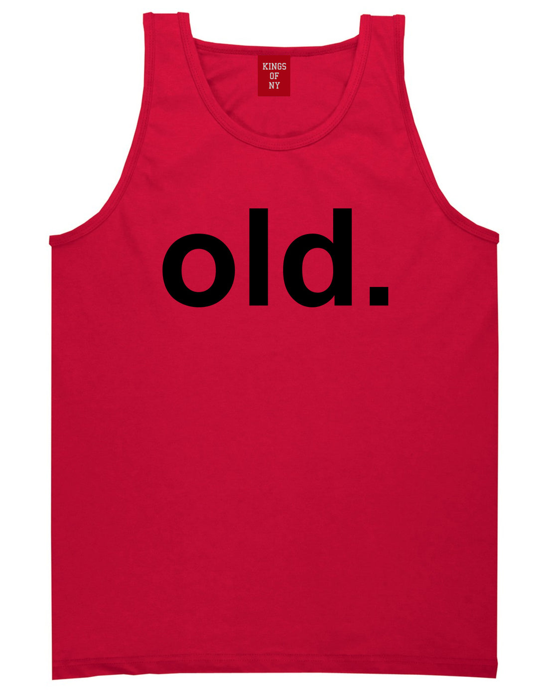 Old Funny Grandpa Grandfather Mens Tank Top T-Shirt Red
