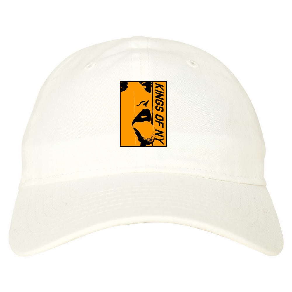 Open Minded Mens Dad Hat Baseball Cap White