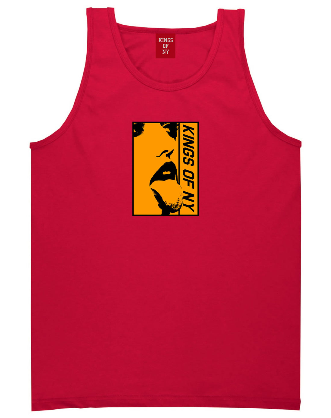 Open Minded Mens Tank Top Shirt Red