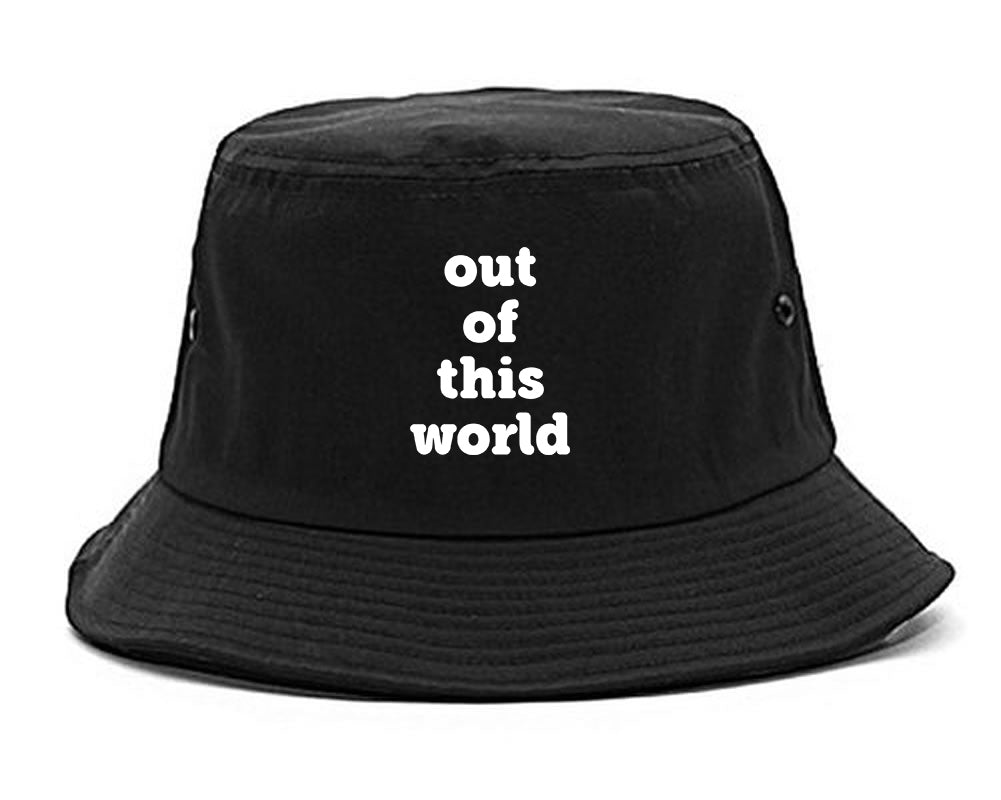 Out Of This World Space Galaxy Mens Bucket Hat Black